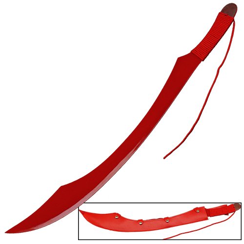 Japanese Anime Blood Clan Sword Red Replica Full Tang Carbon Steel Wrapped Grip