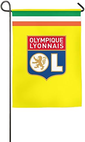 NEKOSANN Olympique Lyonnais FC Logo Home Flag/Garden Flag /Flag Indoor/Outdoor1218/1827 Inch