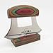 Inupiat Alaskan Cutlery Ulu Knife Exotic Colored Wood w/Etched Map