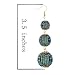 VK Accessories Thread Ball Dangle Earrings Thread Dangle Earrings Soriee Drop Earrings (bead ball color)