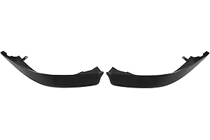 2Pcs Front Bumper Corner Spoiler Black Bumper Corner Splitter Replacement for Lancer DE GTS ES VR‑X Aspire Sedan Wagon Models
