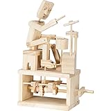 Timberkits - Drummer - Mechanical Wooden Construction Kit
