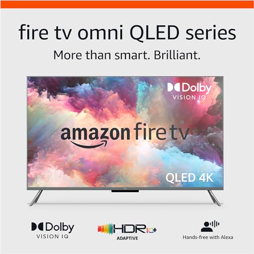 Amazon Fire TV 55" Omni QLED Series 4K UHD smart TV, Dolby Vision IQ