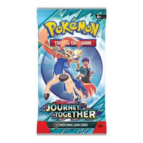 Photo 1 of ***2 PACK***Pokemon – Journey Together – Single Booster Pack – 10 Cards – Pack Art May Vary