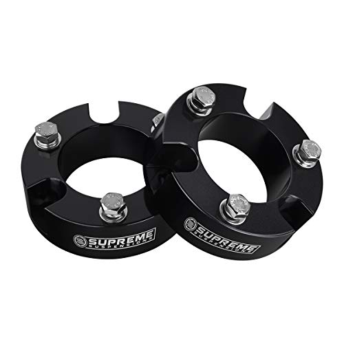 Supreme Suspensions - Toyota Sequoia Lift Kit 3" Front + 3" Rear Aircraft Billet Strut Spacers + High Density Polyurethane Spring Spacers