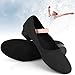 Alomejor 1 Pair Stretch Canvas Black Ballet Dance Shoes Slippers Flats Women Dancing Shoes for Girls in Different Size(38)thumb 2