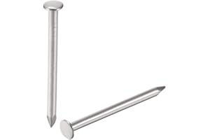 uxcell Small Tiny Hardware Nails Carbon Steel 1.4X19mm(DXL) for DIY Decorative Wooden Boxes Accessories Silver Tone 500pcs