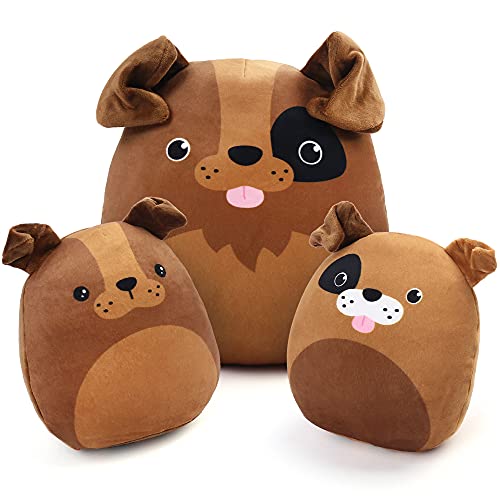 BenBen Dog Plush Pillow, Set of 3, 12 and