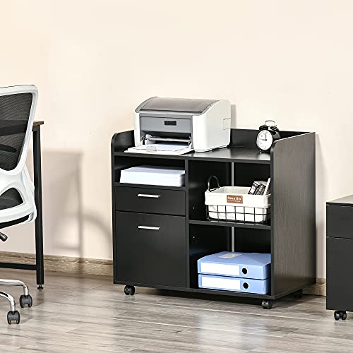 Vinsetto Filing Printer Stand Mobile Lateral File with