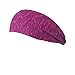 Bondi Band Headbands for Women, 4 Inch Tapered Running Headbands That Stay In Place, Absorbent, Moisture Wicking, Colorful Static Print, Pint /Fuschia