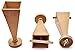 Pyramid Taper mold - height: 8.8 in, width: 2.7 in - 30 ft. of wick included as a gift - Plastic candle molds for making candles