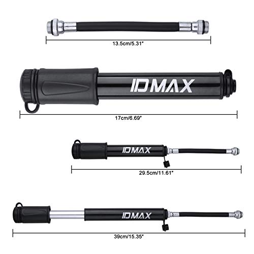 image for ID MAX Bike Pump, Portable Mini Bike Hand Pump Bicycle Frame Pump Bicy