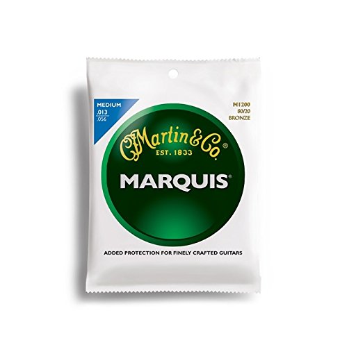 Martin M1200 Marquis 80/20 Bronze Acoustic Strings, Medium