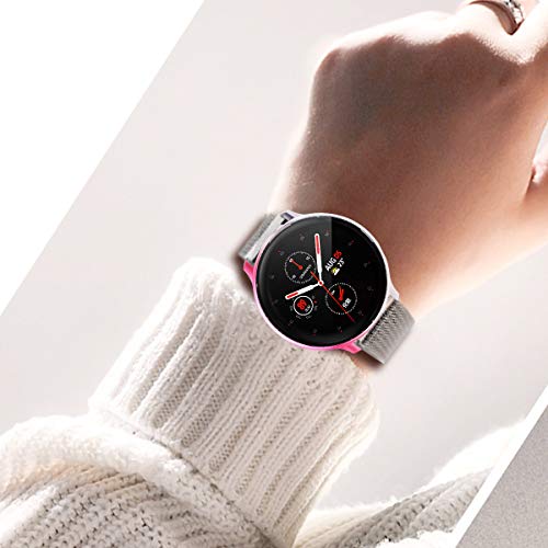 Haojavo 3 Pack Screen Protector Case for Samsung Galaxy Watch Active 2 44mm, Soft TPU Slim Fit Full Cover Screen Protector Case for Galaxy Watch Active 2 44mm Smartwatch Bands Accessories Black