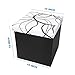 Otto & Ben Folding Toy Box Chest with Memory Foam Seat Faux Leather Small Ottomans Bench Foot Rest Stool, 15 Inch, White
