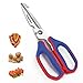WORKPRO Kitchen Scissors 10-inch Heavy Duty Stainless Steel Made with TPR Soft Handle, Multi-Function for Poultry, Fish, Meat etc