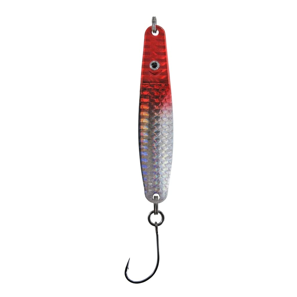 Dega Jenzi Lars Hansen Jumper Sea Trout Indicator with Single Hook 8cm 25g Silver Red