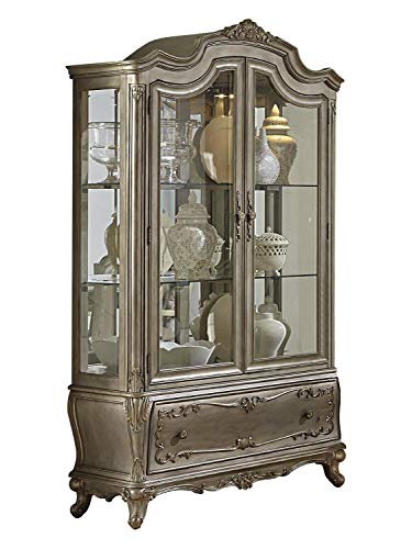 Fenti Old World European Buffet & Hutch in Gold