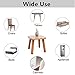 Furniture Felt Pads 168 Pieces Felt Furniture Pads Felt Pads Self Adhesive 5mm Thick Anti Scratch Two Colors Brown and Beige Felt for Furniture Protector for Wood Hardwood Floor with 30 Rubber Bumpers