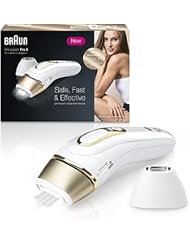 Braun IPL Hair Removal for Women, Silk Expert Pro 5 PL5137 with Venus Swirl Razor, Corded, White/Gold, Permanent Reduction in Hair Regrowth for Body & Face, FDA Cleared