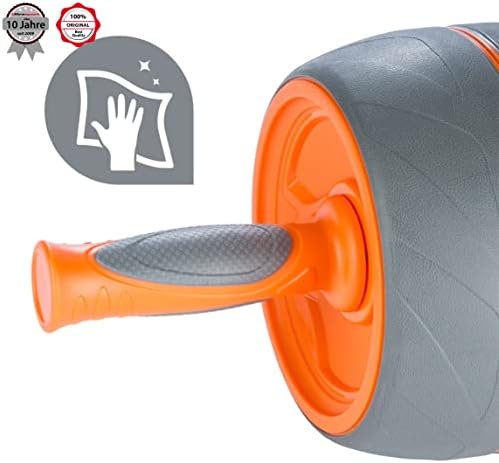 Premium Bauchtrainer AB Roller inkl. Knieauflage und Trainingsanleitung