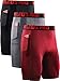 Neleus Men's 3 Pack Compression Short with Pocket