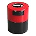 Minivac - 10g to 30 grams Airtight Multi-Use Vacuum Seal Portable Storage Container for Dry Goods, Food, and Herbs - Red Cap & Black Body