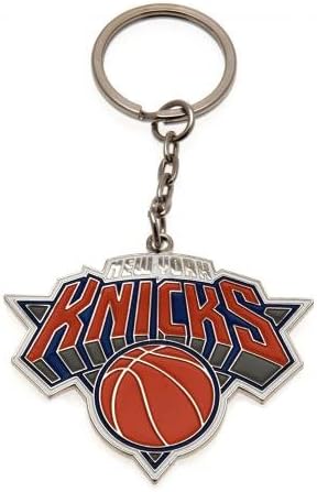 NEW YORK KNICKS Official Logo Keyring Metal Keychain NBA