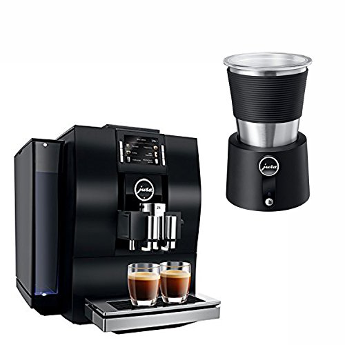 Click Here to See More Images Jura 15182 Automatic Coffee Machine Z6, Aluminum Black with Automatic Milk Frother