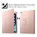 Fintie iPad Air 2 Case - Slim Fit Leather Folio Case with Smart Cover Auto Sleep / Wake Feature for Apple iPad Air 2 2014 Model, Rose Gold