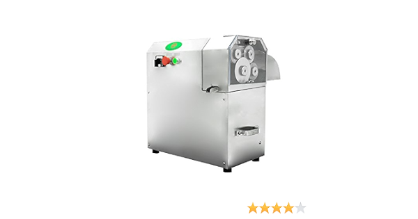4 rodillos extractor de jugo de Caña eléctrica portátil caña de azúcar  exprimidor acero inoxidable comercial caña Grind Prensa Máquina 110 V :  Hogar y Cocina - Amazon.com