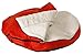 Sofantex Plush Pet Bed Cave for Cats and Small to Medium Size Dogs and Cats, Red, 25
