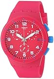 Swatch Women's SUSR401 Pink Frame Analog Display Analog Quartz Pink Watch