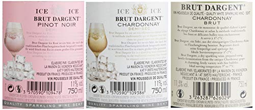 Brut Dargent Mischpaket - Chardonnay, Ice Chardonnay und Ice Rosé Pinot Noir (6 x 0.75 l) – Bild 5
