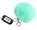 Leegoal(TM) Novelty Keychain with Plush Cute Artificial Rabbit Fur Key Chain for Car Key Ring Bag Purse Charm (Mint Green)