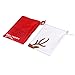 Oumai 27”x19 Bags with Drawstring Personalized Canvas Santa Sack Bags, Stocking Stuffers Decorations (2 Pack)