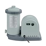 Intex Krystal Clear Cartridge Filter Pump for Above Ground Pools, 1500 GPH Pump Flow Rate, 110-120V with GFCI (Lawn &amp; Patio)
