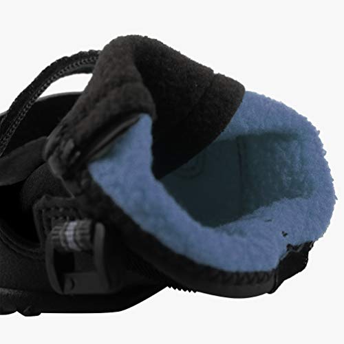 Petacc Dog Boots Waterproof Dog Shoes Pet Rain Boots Outdoor Shoes with Rugged Anti-Slip Sole, 4Pcs (Black, Size 6) - Thumbnail 5