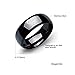 Lohome Titanium Steel Comfort Fit Smooth Surface Superman Wedding Band Ring for Men