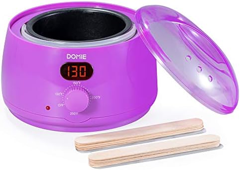 Wax Warmer QuickClean Hair Removal Waxing Kit with Applicator Sticks for All Body, Face, Bikini Area, Legs at Home