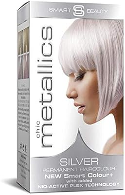Metallic Silver Pastel Hair Dye Permanent Hair Colour Amazon Co