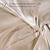 ZIMASILK 22 Momme 100% Mulberry Silk Sleep Cap for Women Hair Care,Natural Silk Hair Wrap for Sleeeping, Silk Bonnet…