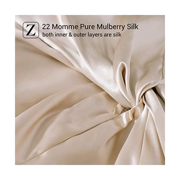 ZIMASILK 22 Momme 100% Mulberry Silk Sleep Cap for Women Hair Care,Natural Silk Hair Wrap for Sleeeping, Silk Bonnet…