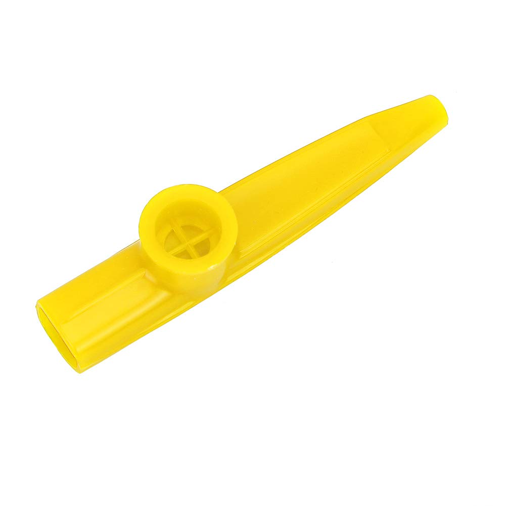 Kazoo Instrument Kazoo, Durable Plastic Fine Workmanship Portable for Instrument Lovers Beginner(yellow)