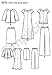 Simplicity Jacket, Blouse, Dress or Top, and Pant Skirt Sewing Pattern for Women by Karen Z, Sizes 20W-28W