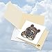 The Best Card Company - 10 Blank Dog Greeting Cards for All Occasions (4 x 5.12 Inch) - Snuggle Pugs AMQ5648OCB-B1x10