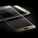 Galaxy S6 Edge Screen Protector Glass, (2-Pack) JACNITAD Galaxy S6 Edge Tempered Glass Screen Protector Full Coverage Protection High Definition 3D Curved Film for Samsung Galaxy S6 Edge (Gold)