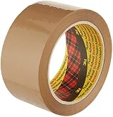 Scotch Packing Tape Brown 6 Rolls Ideal For Boxes Parcels Packaging view 5