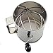 Norpro Polished Stainless Steel Hand Crank Sifter