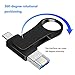USB Drive for iPhone, 256GB 3 in 1(Type C+Lightning+USB) Flash Drive USB Stick Thumb Drive Pen Drive for Photo Backup (Black)